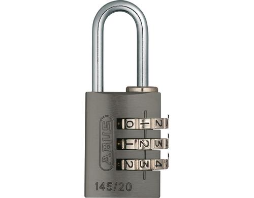 ABUS 145/20 titanium Lock-Tag Vorhangschl. 46613