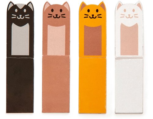 Kikkerland Lesezeichen Magnet Katzen
