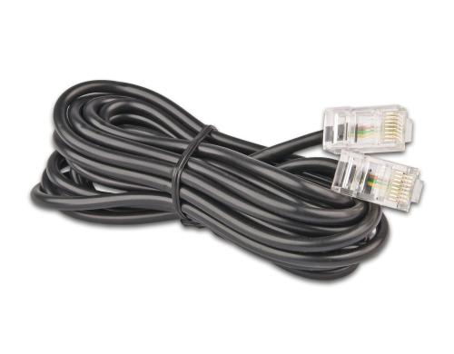 Wirewin ISDN Telefonkabel RJ45 auf RJ45 1 Meter, 4-adrig, Cat.3, schwarz