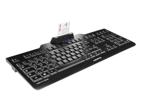 Cherry Tastatur KC 1000 SC schwarz USB int. Chipkarten-Terminal