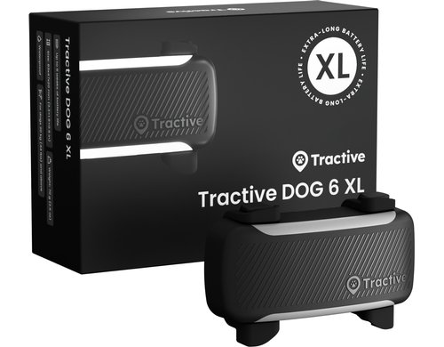 Tractive Hunde Tracker 6 XL schwarz