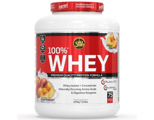 All Stars Whey Protein 100 % - Peach-Yo! Dose: 2270 g