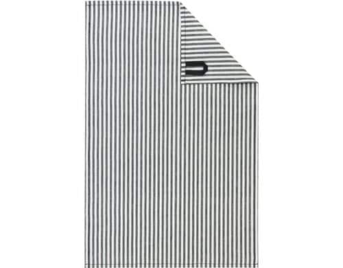 Cawö Geschirrtuch Zoom Streifen 50x70cm, Schwarz/Weiss