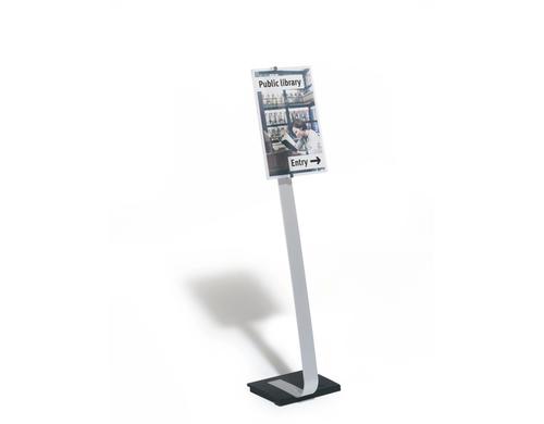 Durable Bodenständer Crystal Sign A3 Inkl. Montageset und Aufbauanleitung