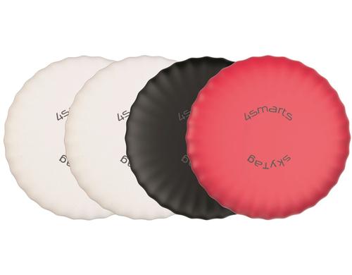 4smarts Bluetooth Tracker SkyTag, 4er Set 2x Weiss, 1x Schwarz, 1x Rot