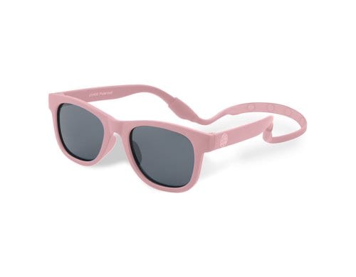 Baby Sunnies Babysonnenbrille Rosa Band, Flexibel, polarisiert für 02 Jahre