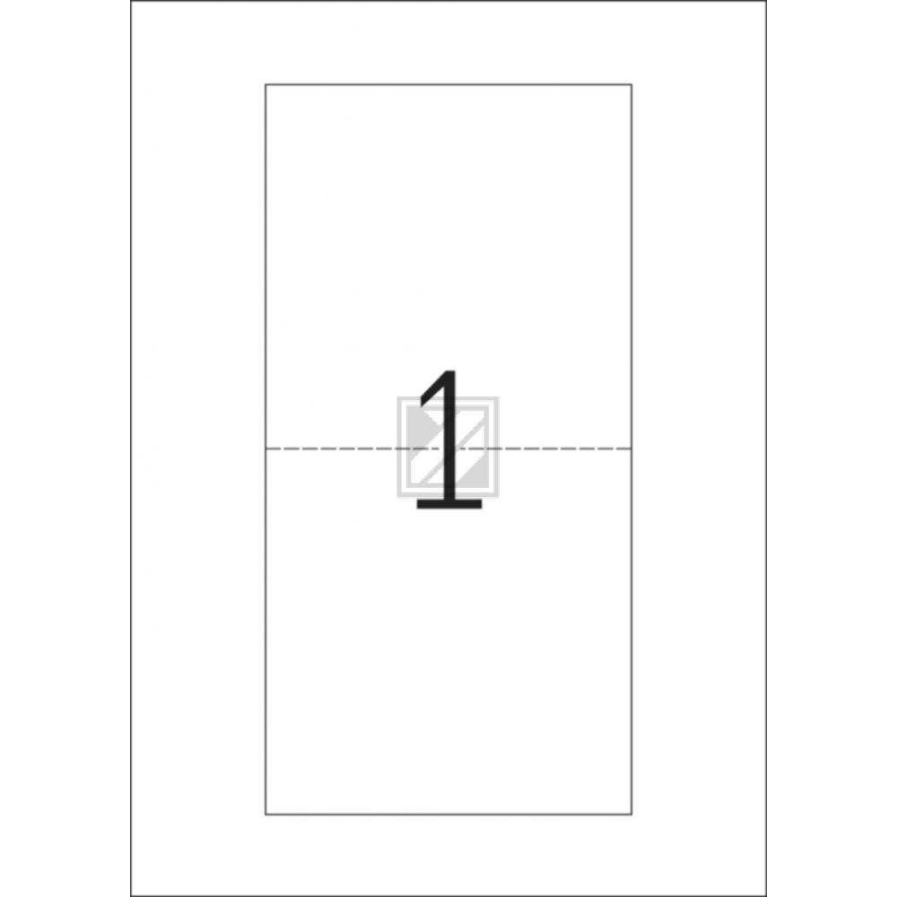 Herma CD-Einleger Slimcase 5033 weiss 25 Etiketten, 25 Blatt