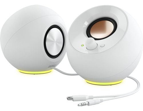 Creative Pebble SE RGB Stereo Lautsprecher weiss