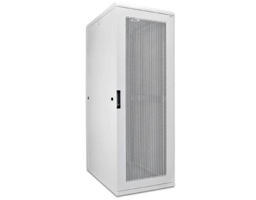 19 WIREWIN Serverschrank,  grau 42HE 800x1200mm, perforierte Front-/Rücktür