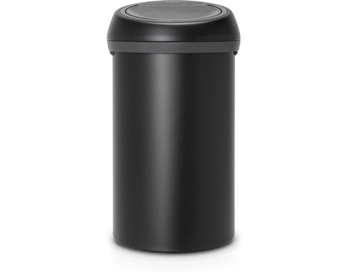 Brabantia Toucheimer Touch Bin 60 Liter, Mineral Moonlight Black