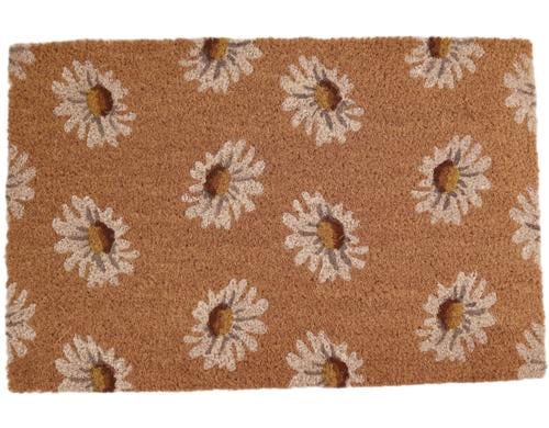 Chalet Fussmatte Gänseblümchen Grösse: 38x58x1.5cm, Kokos