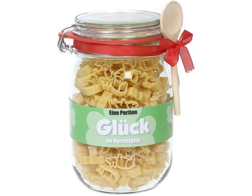 Trendcompany Pastaglas Glück