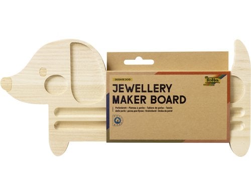 Folia Perlenbrett SAUSAGE DOG 31,5 x 15,0 x 1,5cm