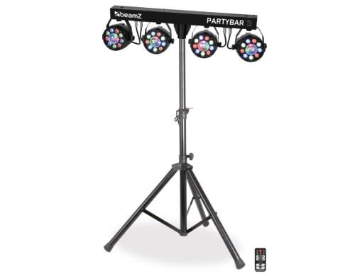 BeamZ Partybar 3 4x PAR Scheinwerfer mit Magic Ball