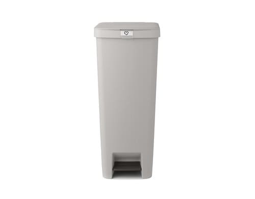 Brabantia StepUp Treteimer 40 Liter Inhalt 40 Liter, Mid Grey