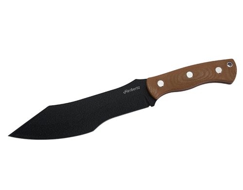 Bushcraft- und Survivalmesser D2 desert micarta
