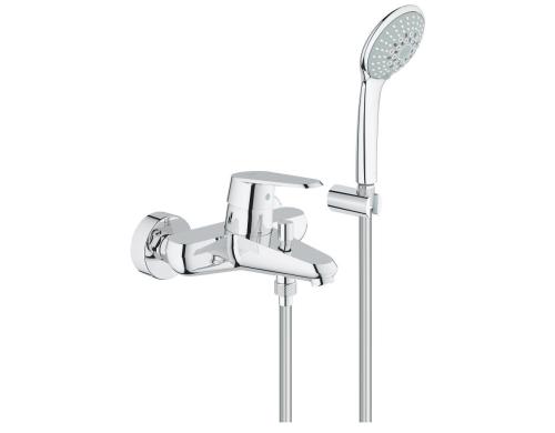 GROHE Eurodisc Cosmopolitan Wannenbatterie mit Handbrause, Einhand