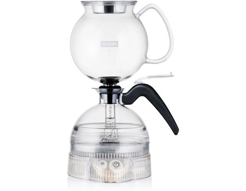 Bodum ePEBO Vakumm-Kaffeemaschine transpare 1 Liter, 34 oz, 1000W, 8 Tassen, 230V