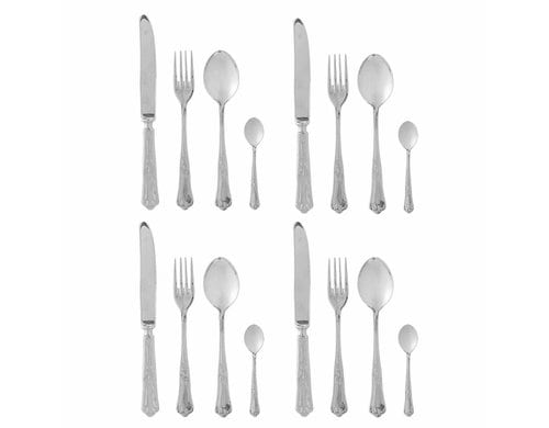 Bloomingville Besteckset Tilly 16-teilig Edelstahl, Silber