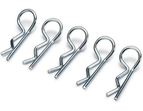 Absima Karosseriesplinte mittel/silber (10)