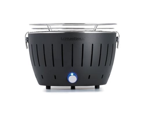 LotusGrill Tischgrill S, anthrazitgrau 29 cm Grillfläche, mit USB