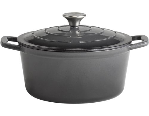 APS Bräter 5 STARS Ø 25 cm, H: 11,5 cm, 4 Liter, Anthrazit