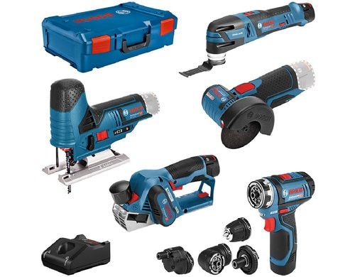 12V Profi Set 12V 5 tool KIT + GBA + GAL + XL-box