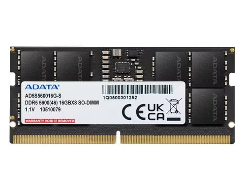 Adata DDR5 16GB 5600MT/s SO-DIMM, 1.1V, CL 46