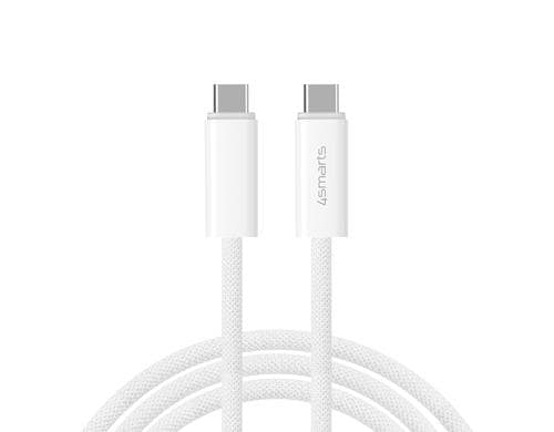 4smarts USB-C PremiumCord, 3m 240Watt, Farbe: Weiss