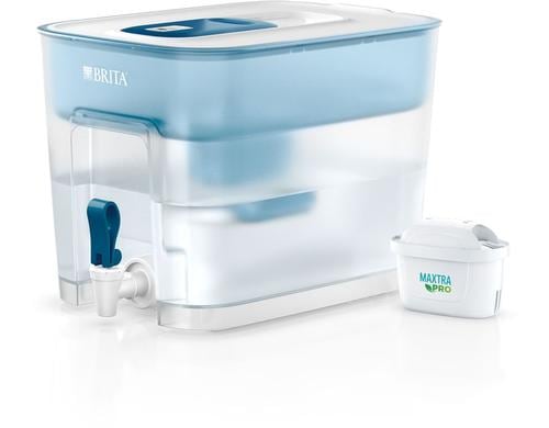 Brita Wasserfilter Flow weiss blau Fassungsvermögen Wasserkrug: 8.2 Liter