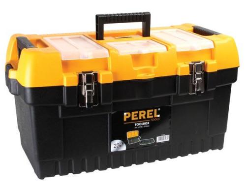 Perel OM22M Werkzeugkoffer 22 mit Metallschlösser