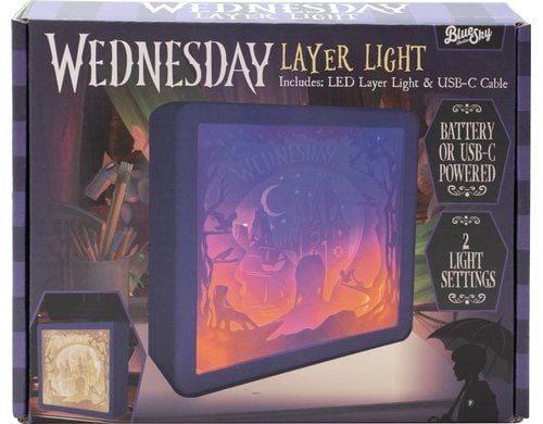 Wednesday - Lichtbox Fanartikel aus dem Wednesday-Universum