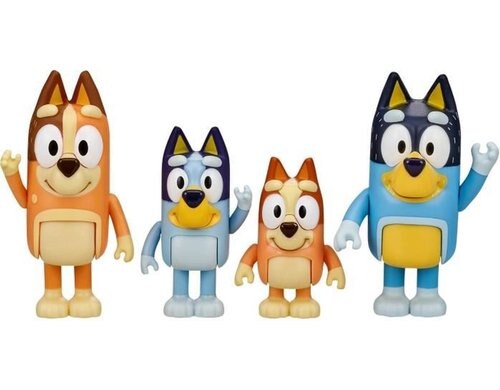 Bluey Figuren Viererpack Familie
