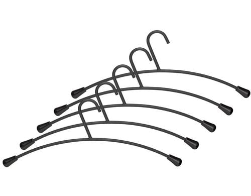 MAUL Kleiderbügel Metalll,  5 Stk schwarz