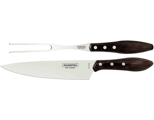 CHURRASCO Tranchier-Set, 2-tlg. Tranchiermesser, Fleischgabel