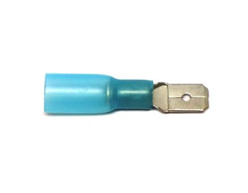 EP Flachstecker WP Blau männlich 6.3x0.8mm 10 Stk. - 0.5-1.5mm2  (22-18 AWG)