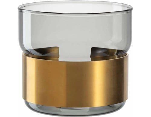 Leonardo Tischlicht Silenzio 9 GK/Tischlicht grau, D:10cm, H:19cm