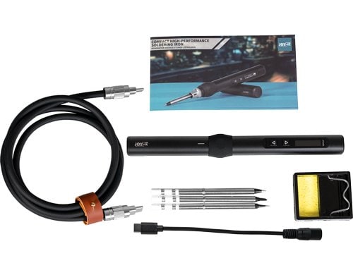 jOY-it USB PD Lötkolben SI01 mit 3 Spitzen