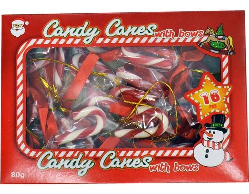 Mini Candy Canes mit Schlaufe 80 g