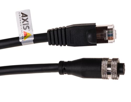 AXIS M12 zu RJ45 Adapter 0.5m, M12 Buchse zu RJ45 Stecker