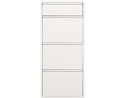 Kare Schuhschrank Caruso 3 plus 1 Weiss