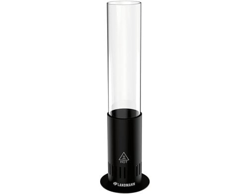 LANDMANN Tisch Pelletfackel 53cm schwarz Tischleuchte