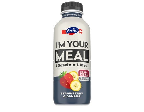 Emmi Trinkmahlzeit Double Zero Erdbeere Banane 500ml
