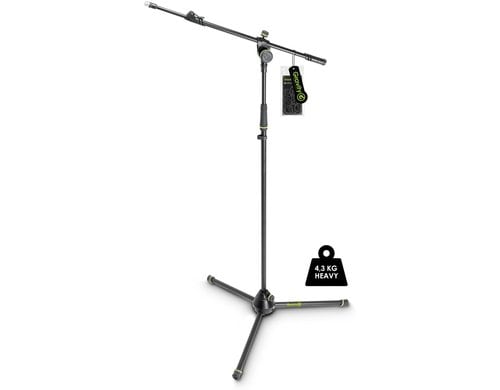 Gravity Mikrofonständer MS 4322 HDB Heavy Duty, 3-Bein, Galgen verstellbar