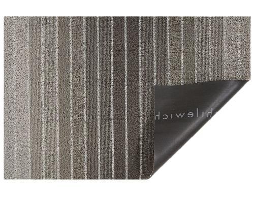 Chilewich Fussmatte Block Stripe taupe Grösse 46x71cm, rutschfest, indoor/outdoor