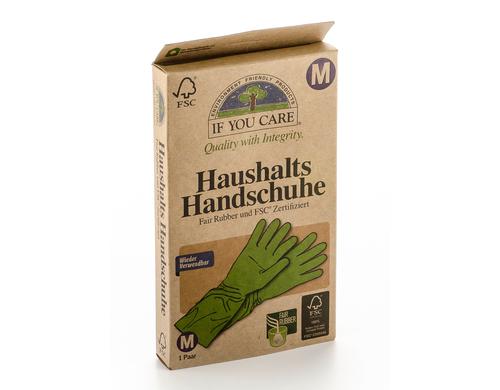 if you care Haushaltshandschuhe M 1 Paar, FSC, Fair Rubber