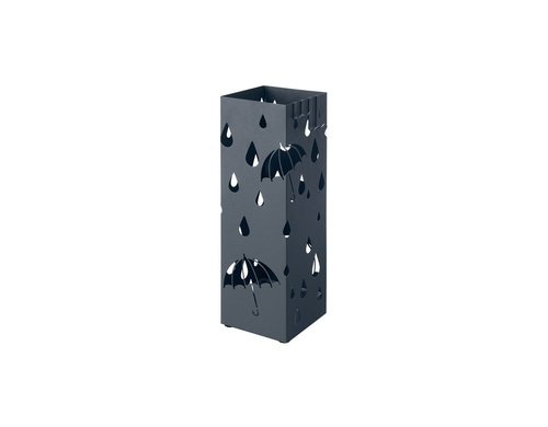 Songmics Schrimständer, Grau 15.5x15.5x49 cm, Stahl, Kunststoff