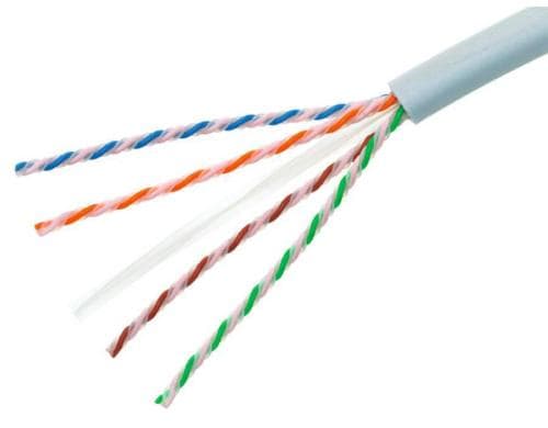 R+M Installationskabel U/UTP Cat 5E LSZH Mantel 305M weiss