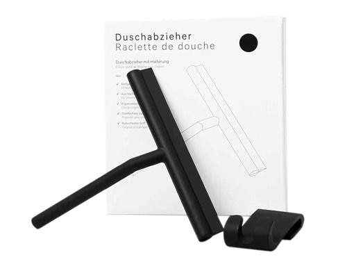 Esmée Silikon Duschabzieher schwarz