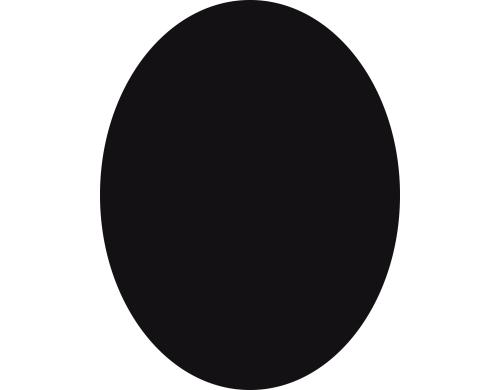 Securit Kreidetafel Silhouette Klett Oval inkl. 1 weisser Kreidestift, 29.8x37.7cm